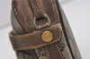 Authentic GUCCI Vintage Shoulder Cross Body Bag GG PVC Leather Purse Brown 3564I