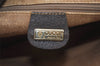 Authentic GUCCI Vintage Shoulder Cross Body Bag GG PVC Leather Purse Brown 3564I