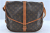 Auth Louis Vuitton Monogram Saumur 35 Shoulder Cross Body Bag M42254 LV 3565B