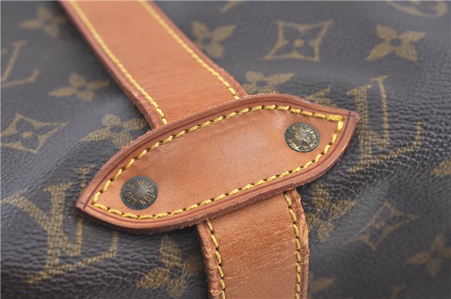 Auth Louis Vuitton Monogram Saumur 35 Shoulder Cross Body Bag M42254 LV 3565B