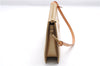 Authentic Louis Vuitton Vernis Lexington Hand Bag Pouch Beige M91010 LV 3565E