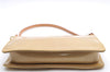 Authentic Louis Vuitton Vernis Lexington Hand Bag Pouch Beige M91010 LV 3565E