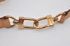 Authentic Louis Vuitton Leather Shoulder Strap Beige 39-46.1" LV 3566I