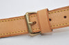 Authentic Louis Vuitton Leather Shoulder Strap Beige 39-46.1" LV 3566I