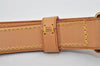 Authentic Louis Vuitton Leather Shoulder Strap Beige 39-46.1" LV 3566I