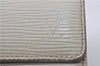 Authentic Louis Vuitton Epi Portefeuille Sarah Long Wallet White M6516J LV 3568D