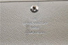 Authentic Louis Vuitton Epi Portefeuille Sarah Long Wallet White M6516J LV 3568D