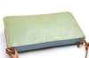 Auth Louis Vuitton Vernis Lexington Hand Bag Pouch Light Green M91011 LV 3571E