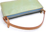 Auth Louis Vuitton Vernis Lexington Hand Bag Pouch Light Green M91011 LV 3571E