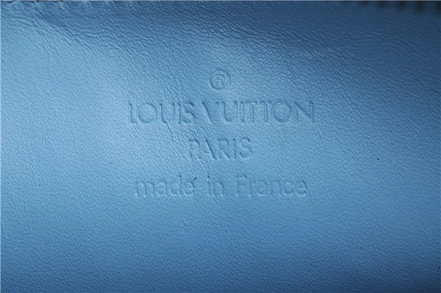 Auth Louis Vuitton Vernis Lexington Hand Bag Pouch Light Green M91011 LV 3571E