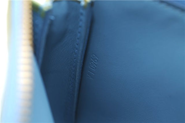 Auth Louis Vuitton Vernis Lexington Hand Bag Pouch Light Green M91011 LV 3571E