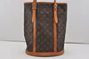 Authentic Louis Vuitton Monogram Bucket GM Shoulder Tote Bag M42236 Junk 3574I