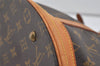 Authentic Louis Vuitton Monogram Bucket GM Shoulder Tote Bag M42236 Junk 3574I