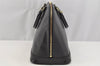 Authentic Louis Vuitton Epi Alma PM Hand Bag Black M40302 LV 3575I