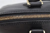 Authentic Louis Vuitton Epi Alma PM Hand Bag Black M40302 LV 3575I