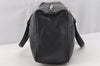 Authentic CHANEL Caviar Skin Chocolate Bar Hand Tote Bag Black 3577I