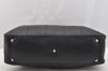 Authentic CHANEL Caviar Skin Chocolate Bar Hand Tote Bag Black 3577I