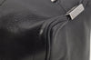 Authentic CHANEL Caviar Skin Chocolate Bar Hand Tote Bag Black 3577I