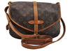Authentic Louis Vuitton Monogram Saumur 30 Shoulder Cross Bag M42256 LV 3579I