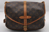Authentic Louis Vuitton Monogram Saumur 30 Shoulder Cross Bag M42256 LV 3579I