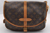Authentic Louis Vuitton Monogram Saumur 30 Shoulder Cross Bag M42256 LV 3579I