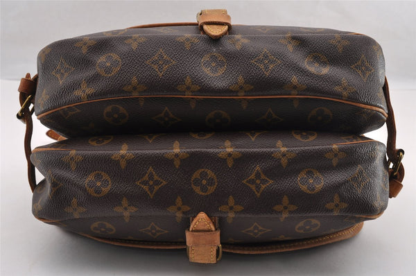 Authentic Louis Vuitton Monogram Saumur 30 Shoulder Cross Bag M42256 LV 3579I