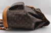 Authentic Louis Vuitton Monogram Montsouris GM Backpack M51135 LV 3580I
