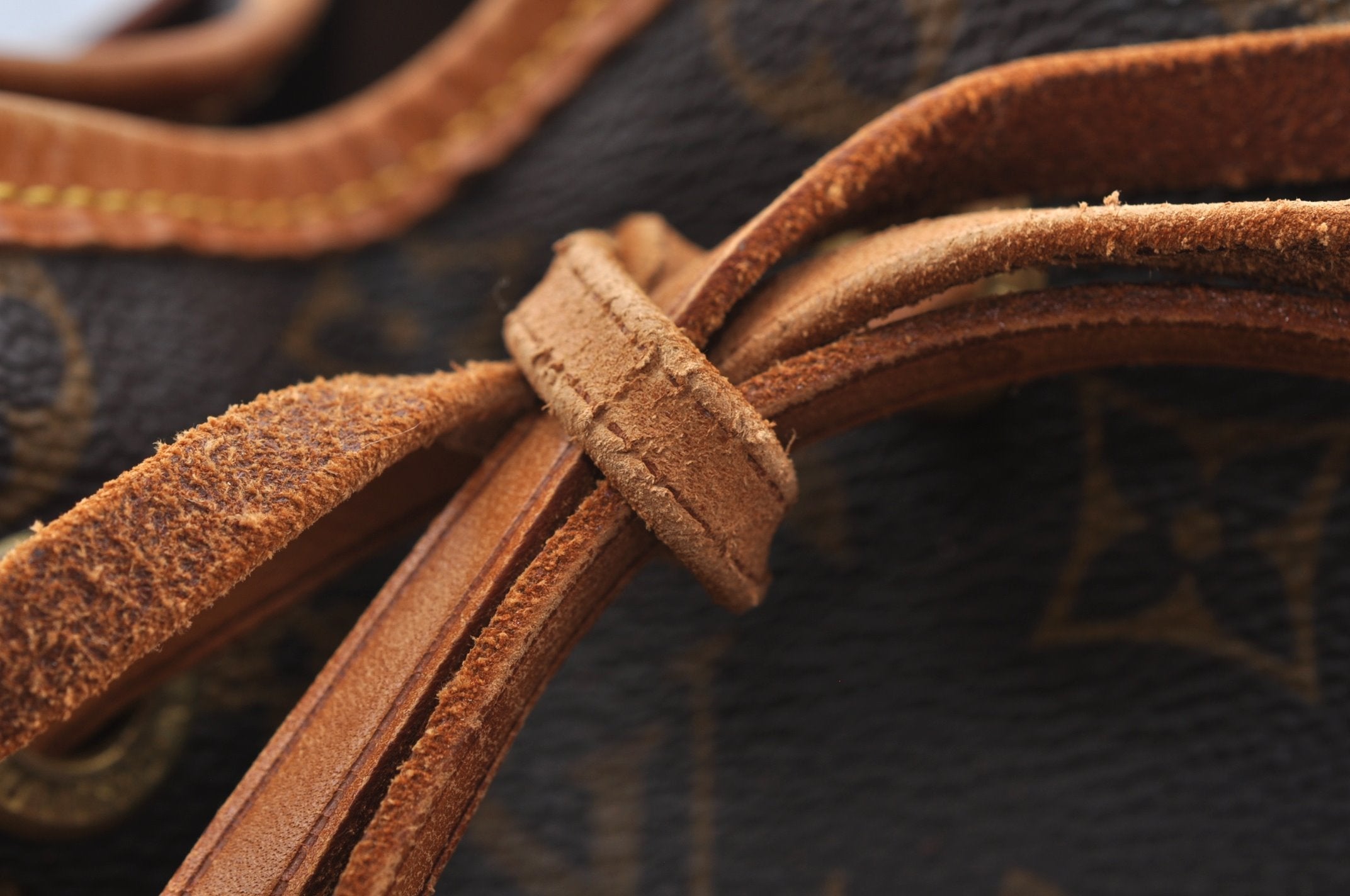 Authentic Louis Vuitton Monogram Montsouris GM Backpack M51135 LV 3580I