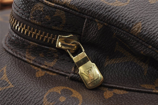 Authentic Louis Vuitton Monogram Montsouris GM Backpack M51135 LV 3580I