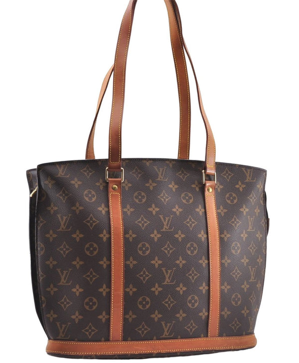 Authentic Louis Vuitton Monogram Babylone Shoulder Tote Bag M51102 LV 3581E