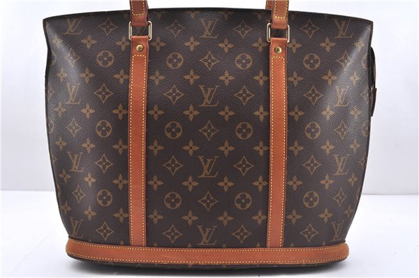 Authentic Louis Vuitton Monogram Babylone Shoulder Tote Bag M51102 LV 3581E