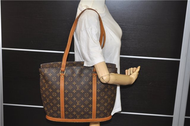 Authentic Louis Vuitton Monogram Babylone Shoulder Tote Bag M51102 LV 3581E