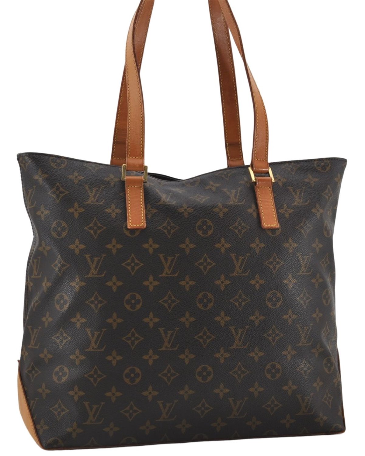 Authentic Louis Vuitton Monogram Cabas Mezzo Tote Bag Purse M51151 LV 3582E