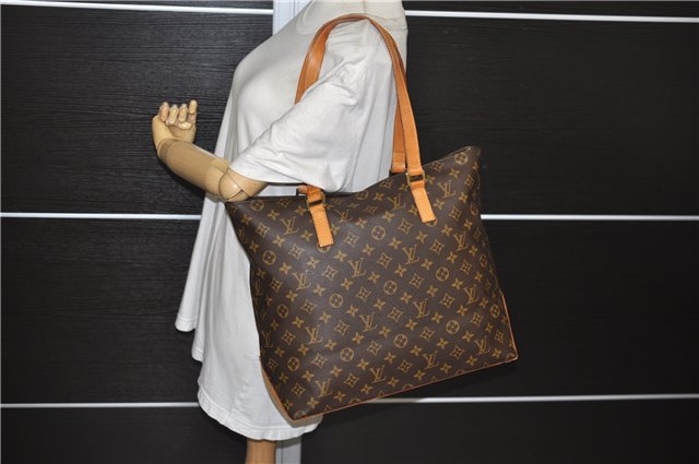 Authentic Louis Vuitton Monogram Cabas Mezzo Tote Bag Purse M51151 LV 3582E
