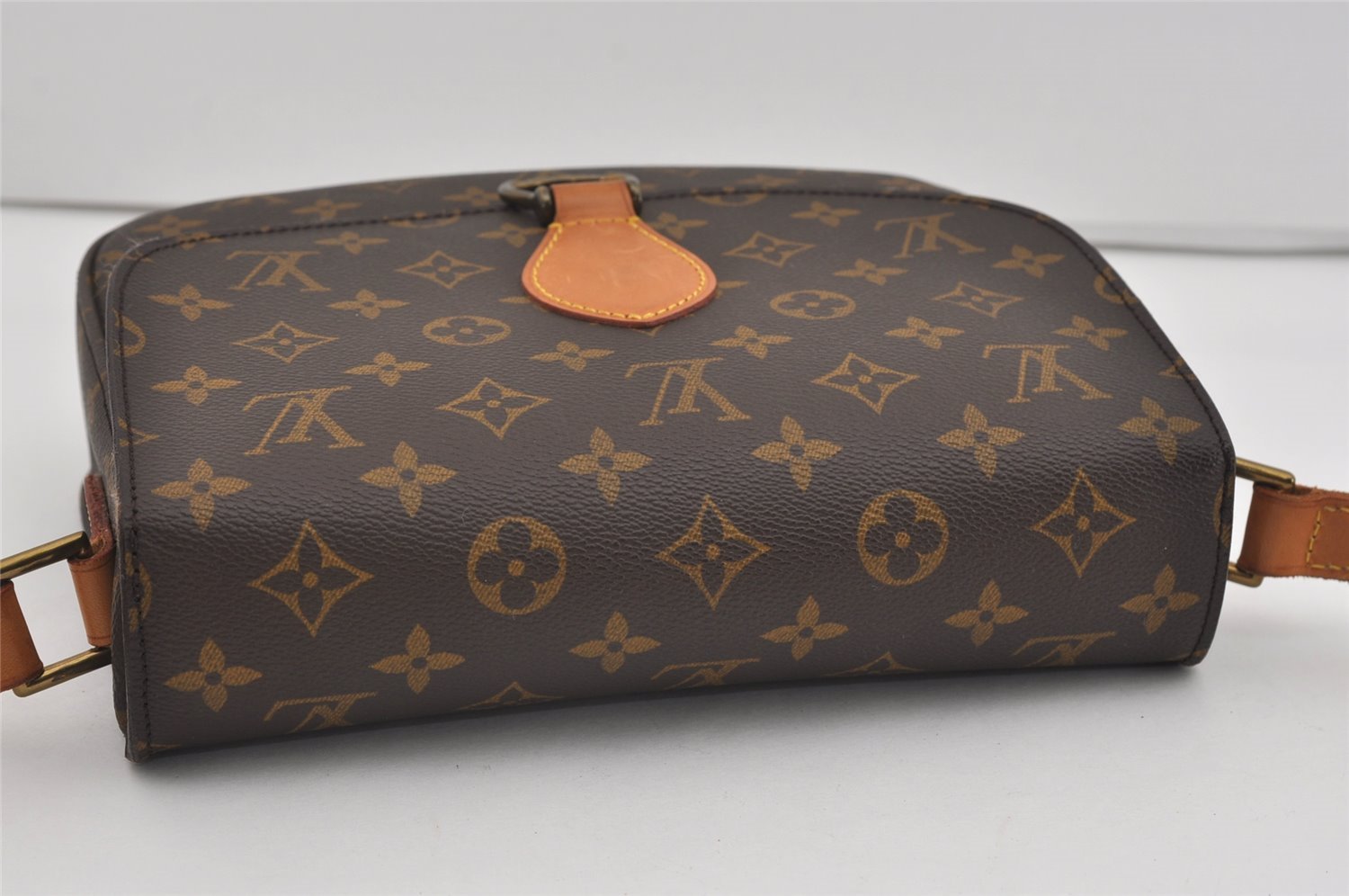 Authentic Louis Vuitton Monogram Saint Cloud GM M51242 Shoulder Cross Bag 3582I