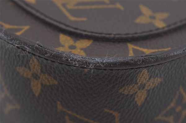 Authentic Louis Vuitton Monogram Saint Cloud GM M51242 Shoulder Cross Bag 3582I