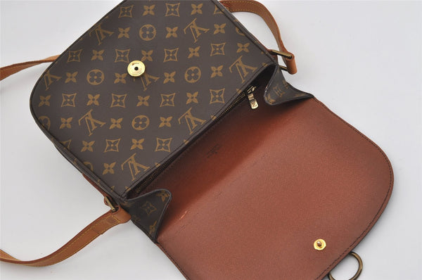 Authentic Louis Vuitton Monogram Saint Cloud GM M51242 Shoulder Cross Bag 3582I