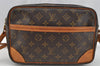 Authentic Louis Vuitton Monogram Trocadero 27 Shoulder Cross Bag M51274 LV 3583I