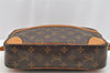 Authentic Louis Vuitton Monogram Trocadero 27 Shoulder Cross Bag M51274 LV 3583I