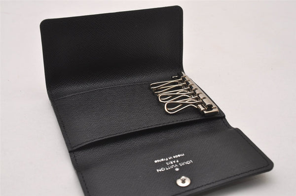Authentic Louis Vuitton Damier Graphite Multicles 6 Key Case M62662 LV 3585I