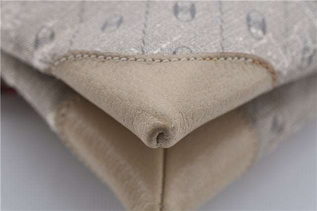 Authentic GUCCI Centennial Line Clutch Bag GG PVC Leather Ivory 3586C