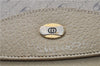 Authentic GUCCI Centennial Line Clutch Bag GG PVC Leather Ivory 3586C
