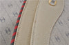 Authentic GUCCI Centennial Line Clutch Bag GG PVC Leather Ivory 3586C