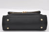 Authentic MIU MIU Leather Chain Tassel 2Way Shoulder Cross Body Bag Black 3587I