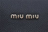 Authentic MIU MIU Leather Chain Tassel 2Way Shoulder Cross Body Bag Black 3587I