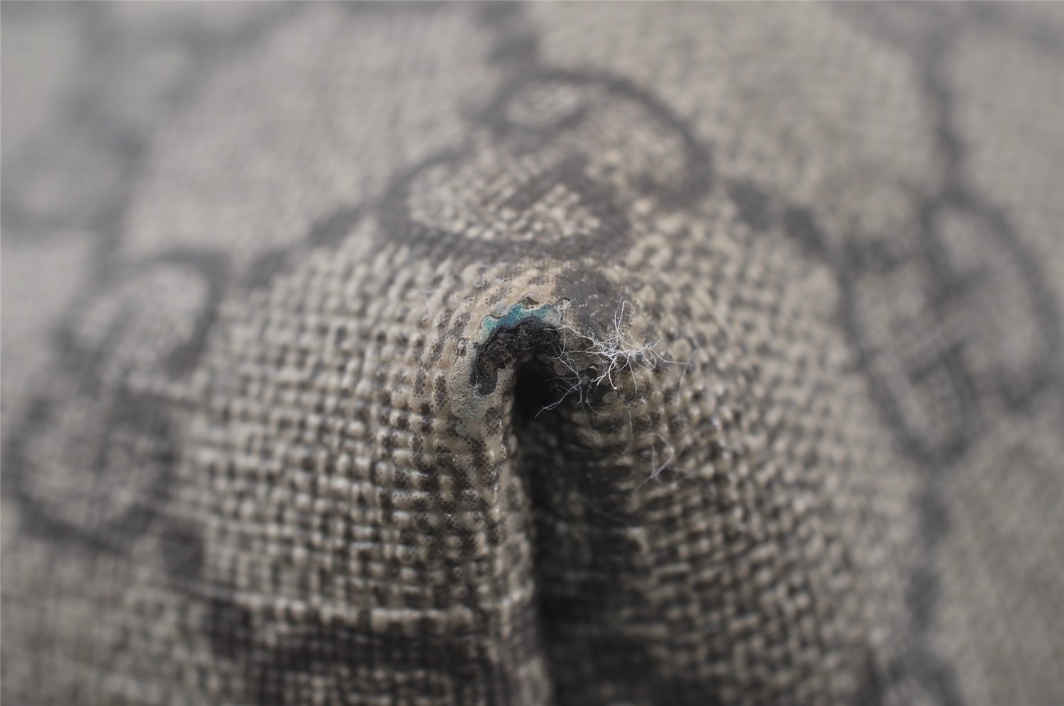 Authentic GUCCI Vintage Shoulder Tote Bag GG PVC Leather 211137 Brown 3590I