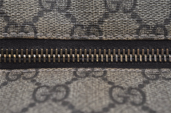 Authentic GUCCI Vintage Shoulder Tote Bag GG PVC Leather 211137 Brown 3590I