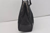 Authentic GUCCI Vintage Shoulder Hand Bag GG Canvas Leather Black 3592I