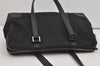 Authentic GUCCI Vintage Shoulder Hand Bag GG Canvas Leather Black 3592I