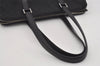 Authentic GUCCI Vintage Shoulder Hand Bag GG Canvas Leather Black 3592I